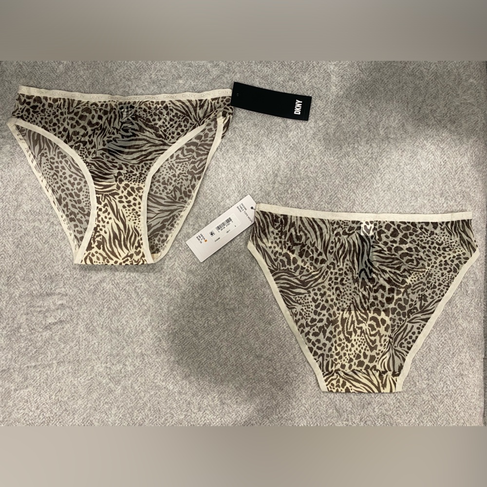 DKNY Tabletops Mesh Bikini Panties